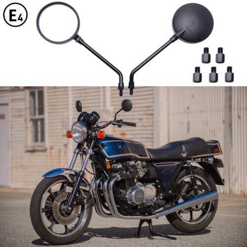 Pair motorcycle rear - view, side