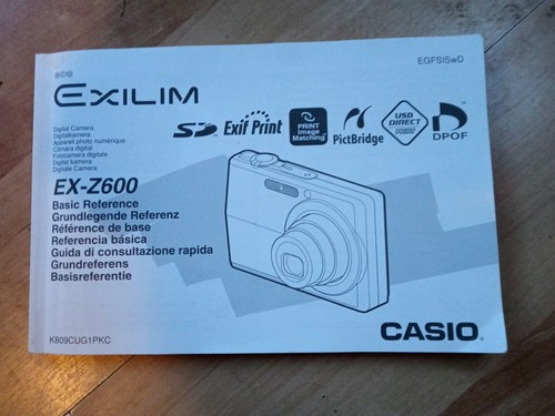 Casio exilim z600 digital - exilim,